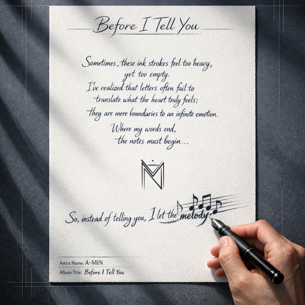 Cover album Before I Tell You - A-MIN, Cinematic Modern Classical Music